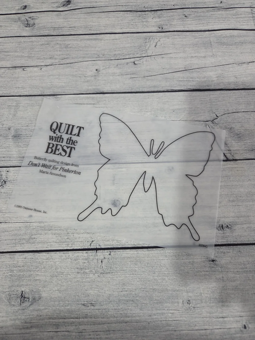 Quilt with the Best Butterfly Template
